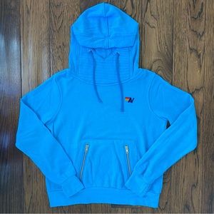 AVIATOR NATION NINJA PULLOVER HOODIE - NEON BLUE | SIZE SMALL